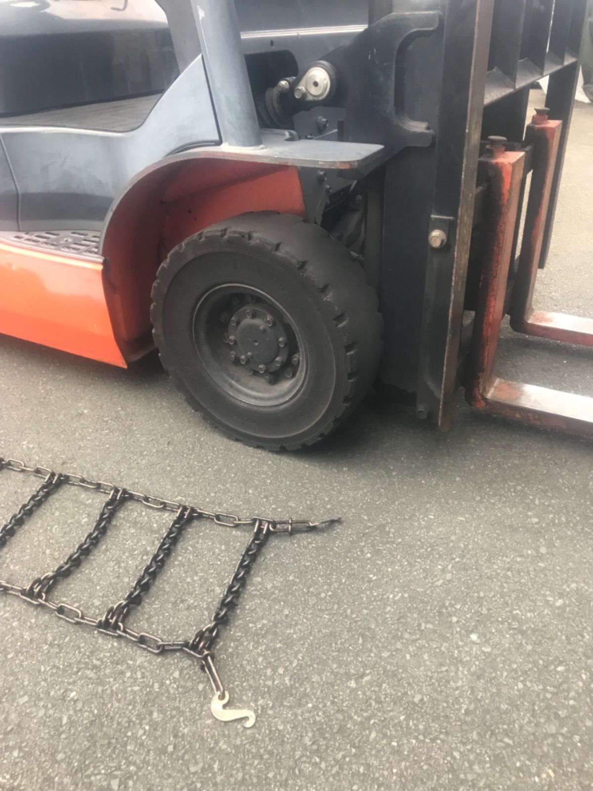 フォークリフト用タイヤチェーン
