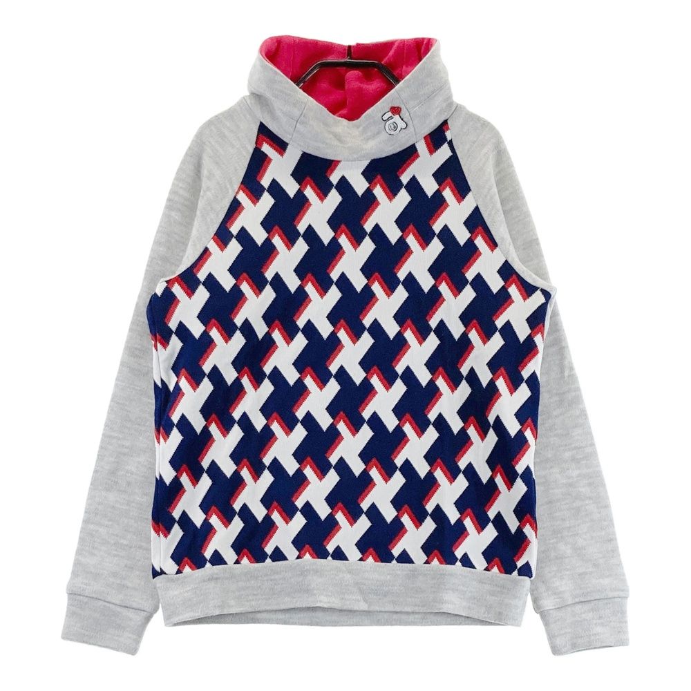 サイズ：38 ARCHIVIO アルチビオ ハイネック 長袖ニットセーター 総柄