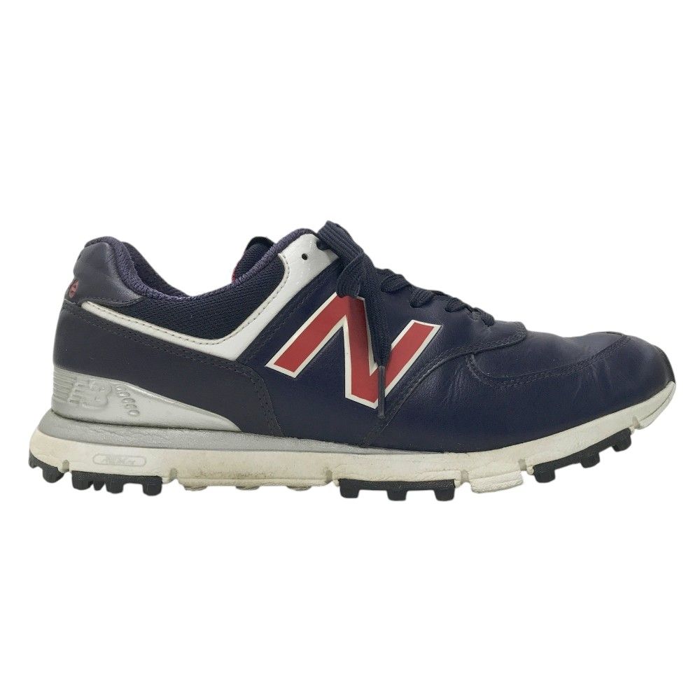 ニューバランス MGS574NR 25cm New Balance ニューバランス ゴルフシューズ ネイビー×レッド