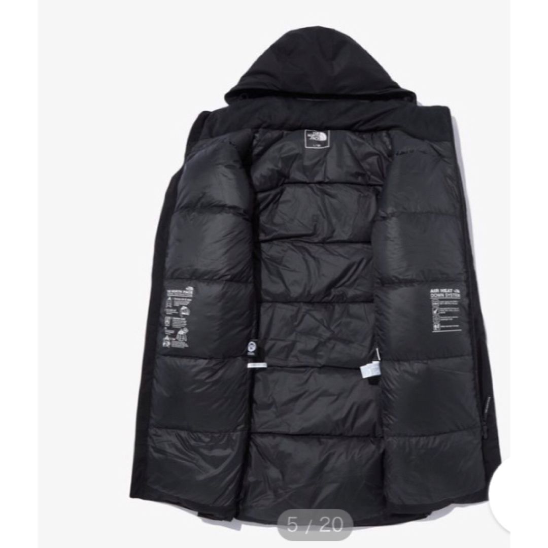 【韓国限定】ノースフェイス ニューグラントダウンコート 黒 韓国限定モデル THE NORTH FACE ダウンジャケット 黒 ロング丈