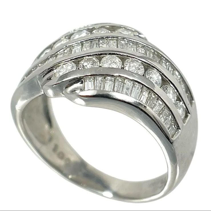 ダイヤ リング ダイヤモンド D1.00ct プラチナ テーパーダイヤ 指輪 ダイヤ リング ダイヤモンド D1.00ct プラチナ テーパーダイヤ 指輪