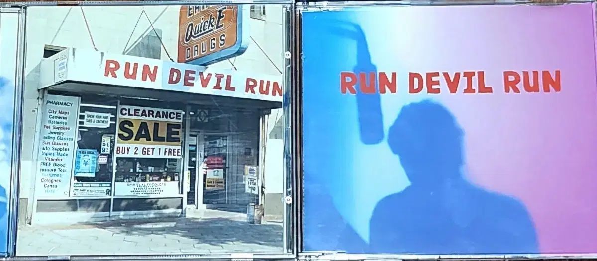 絶妙なデザイン 美品】UK オリジナル盤 RUN DEVIL RUN P