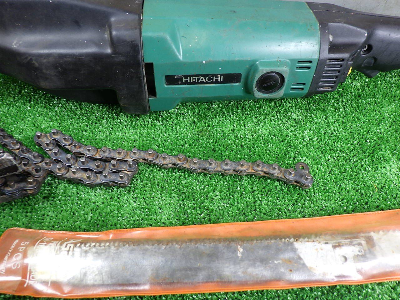 解体工事にも 日立工機