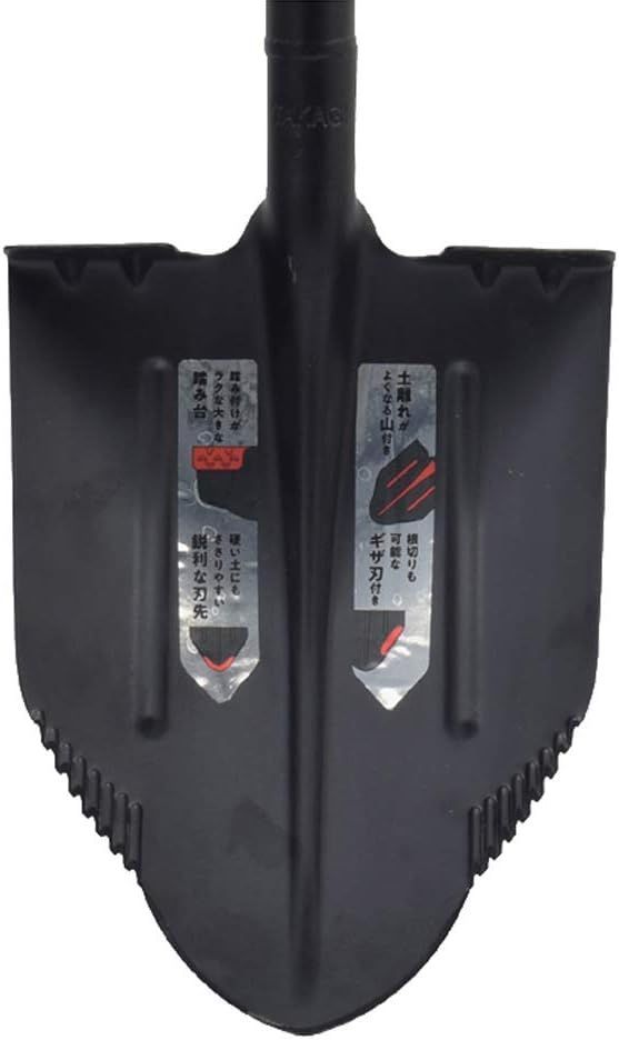 パワフル土木掘削機 踏みやすい大型ステップ付き ショベル ショベル 長柄 スプーン スムーズショベル 園芸 農具 ×5