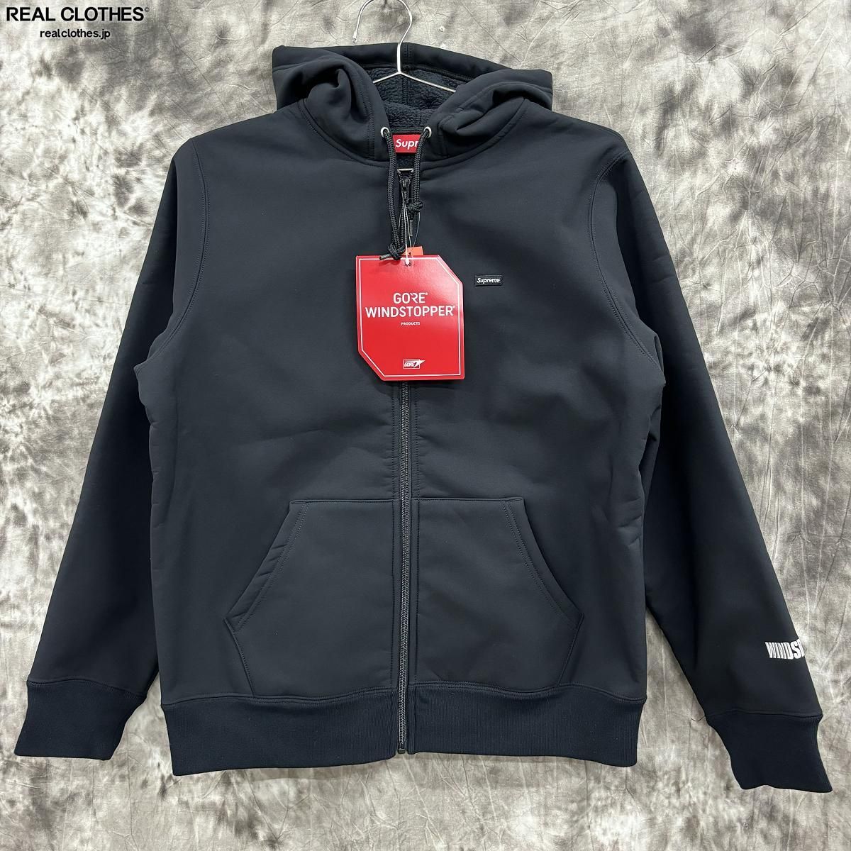 未使用】Supreme/シュプリーム【18AW】WINDSTOPPER Zip Up Hooded Sweatshirt/ウインドストッパージップアップ  フーディー/S - メルカリ