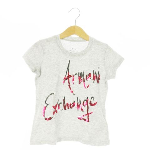tシャツ 「A|X アルマーニ エクスチェンジ」LIS スパンコール 半袖クルーネックトップス レディース ARMANI EXCHANGE tシャツ 「A|X アルマーニ エクスチェンジ」LIS