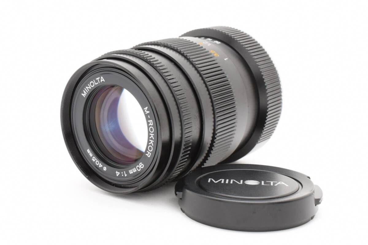 ＜並品＞ MINOLTA M-ROKKOR 90mm F4｜ライカMマウント対応 ☆良品☆ ミノルタ MINOLTA M-ROKKOR 90mm F4 ロッコール ライカ