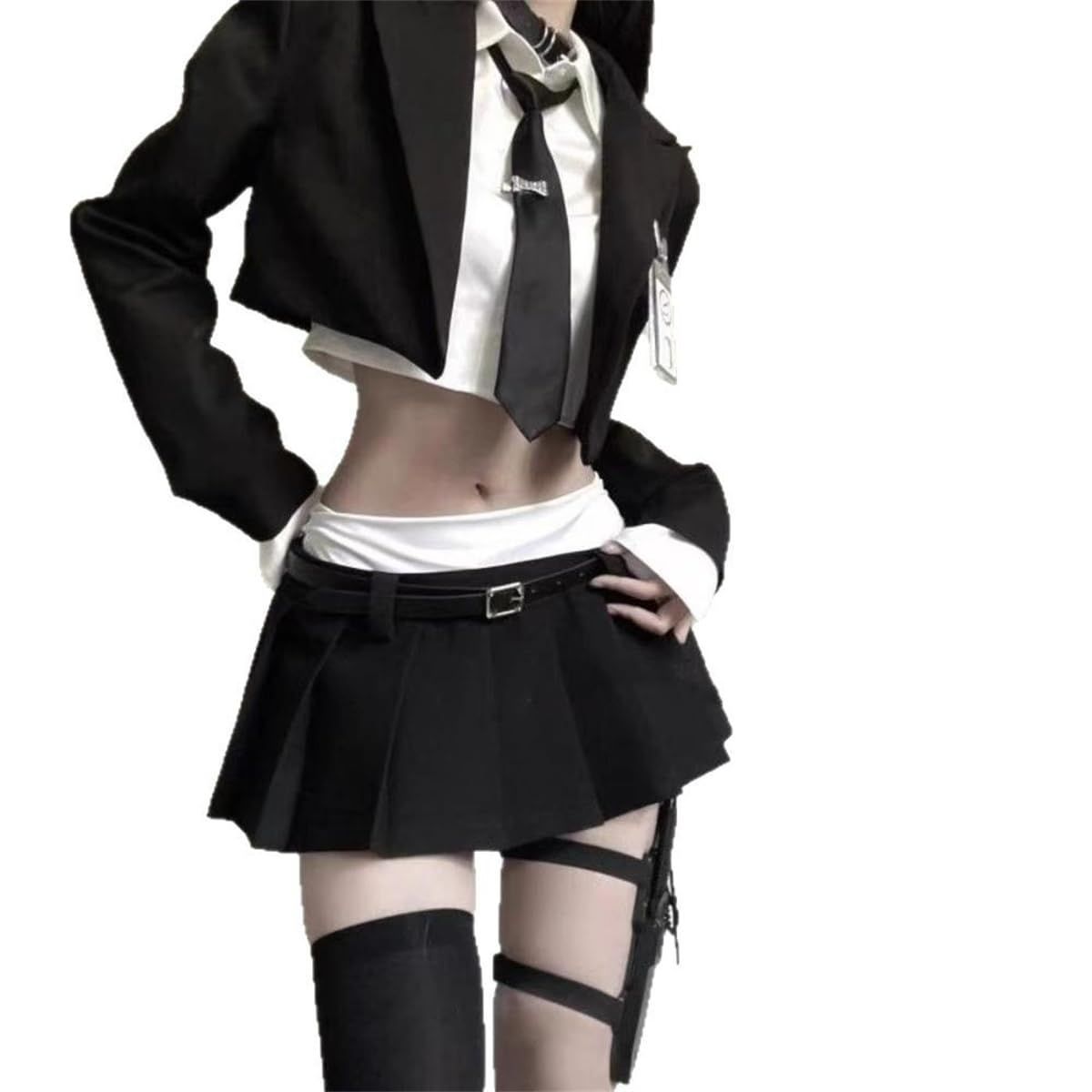 可愛いコスプレ用衣装セーラー服上下セットプリーツスカート制服学生服ギャル jk0552-1.jpg