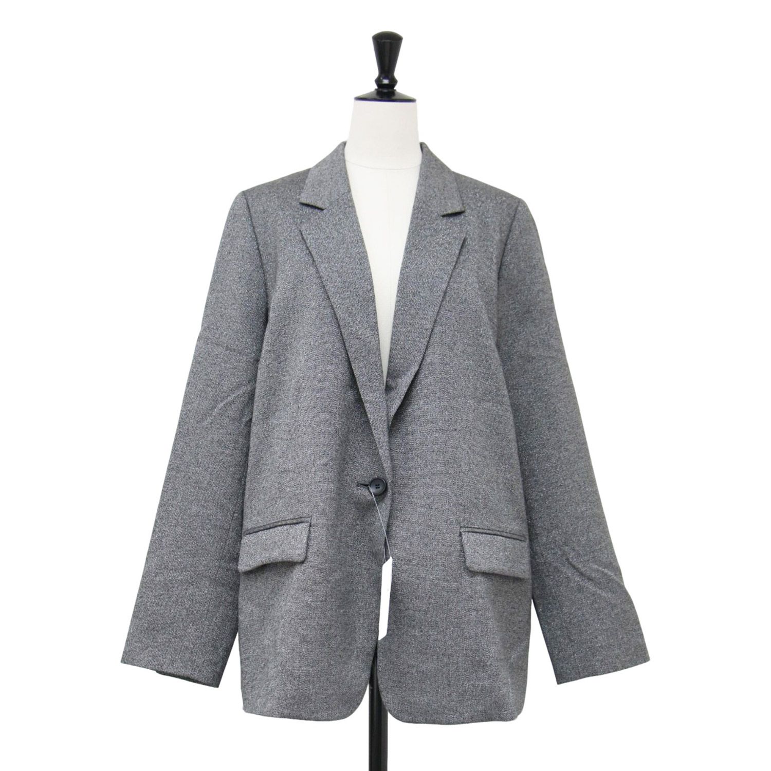 新品】Spick&Span スピックアンドスパン ジャケット グレー サイズ:38