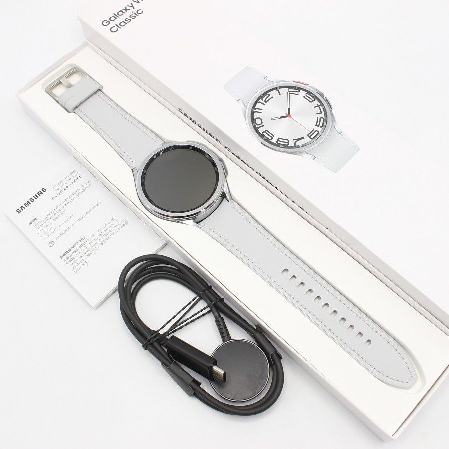 Galaxy Watch 6 Classic 47mm シルバー 国内正規品 Samsung Galaxy Watch6 Classic（ギャラクシーウォッチ6