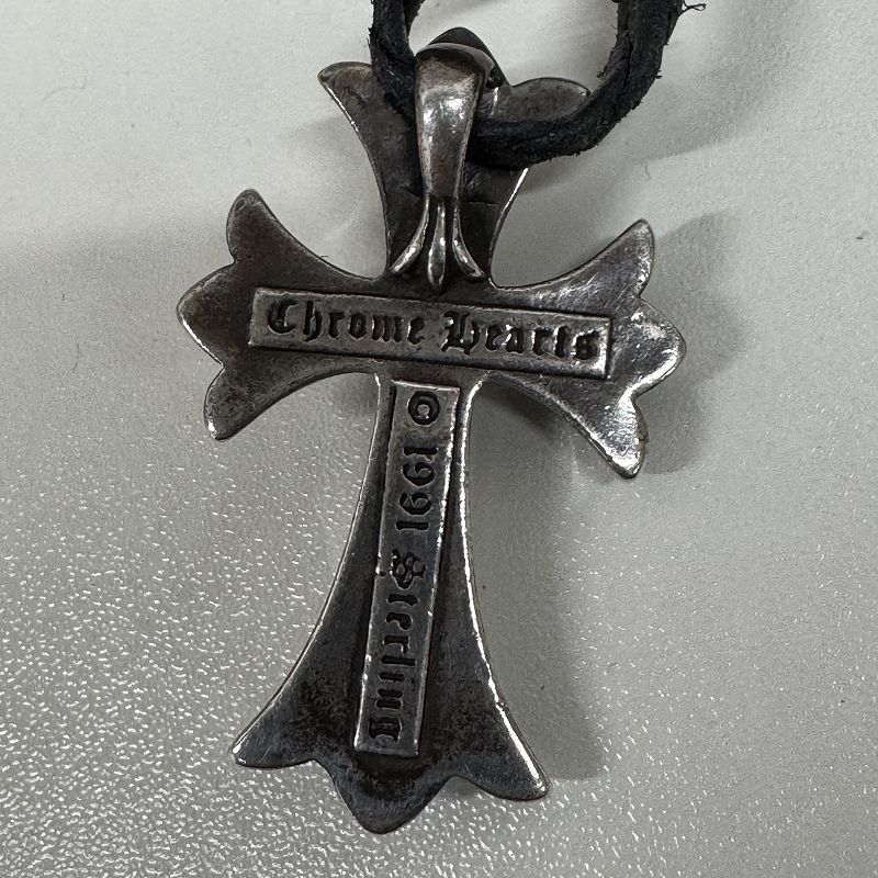 CHROME HEARTS/クロムハーツ スモールCHクロスペンダント w