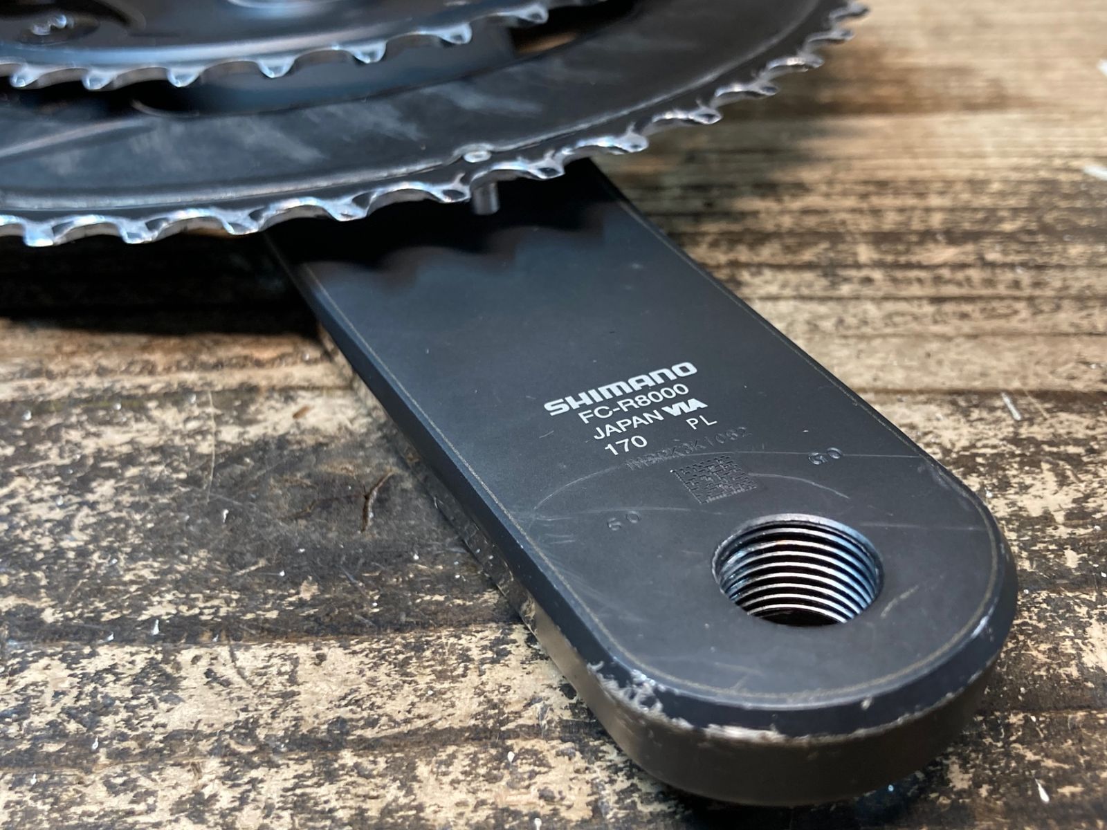 SHIMANO アルテグラ R8000 クランク シマノR8000アルテグラクランク172.5 52-36 （パワーメーター