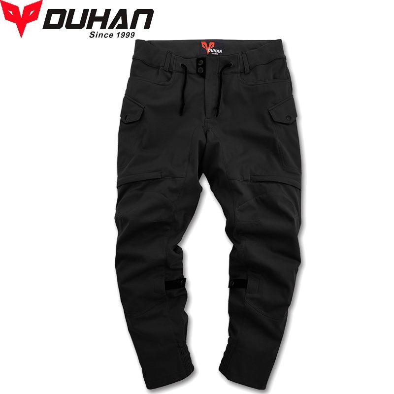 DUHAN バイク パンツ ライディング ツーリング オールシーズン 防水 通気 膝用 プロテクター装備付き ストレッチ素材2109 gsqxk 02
