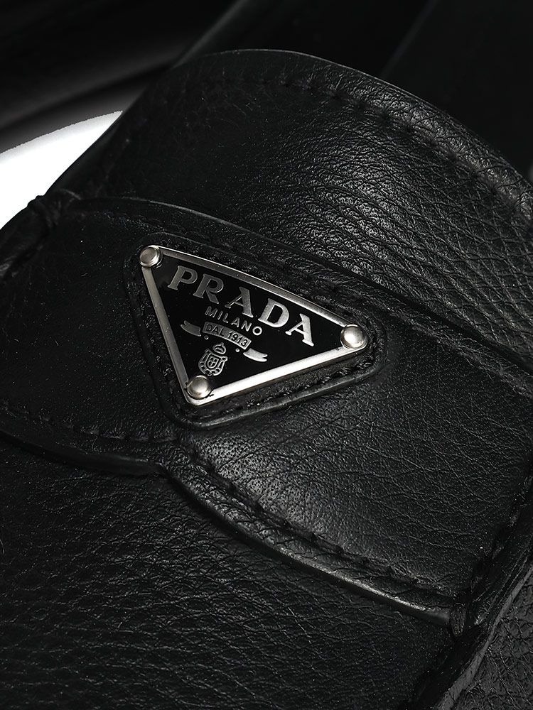 PRADA プラダ メンズ レザーシューズ プラダ☆革靴☆ブラック☆メンズ