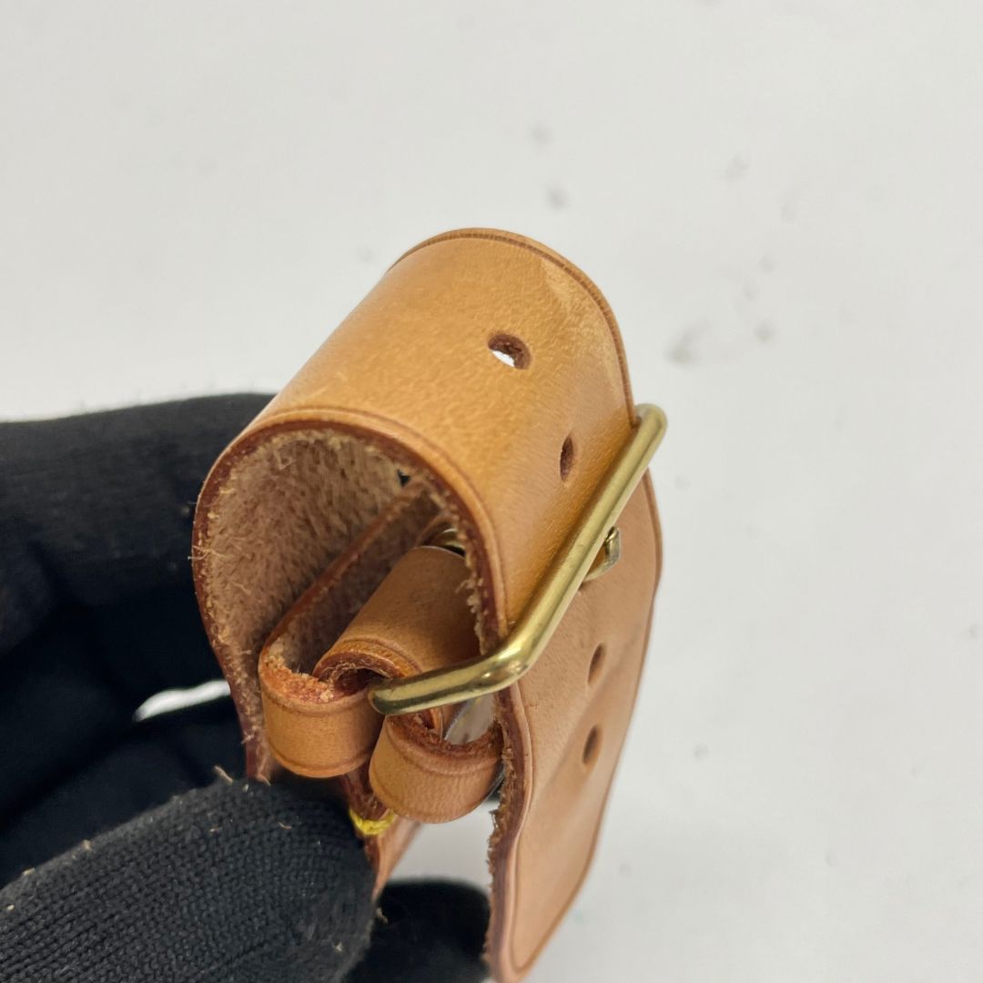 ルイ・ヴィトン　正規品　ヌメ革細ベルト　未使用 LOUIS VUITTON ルイヴィトン ヌメ革 ベルト 部品 - メルカリ
