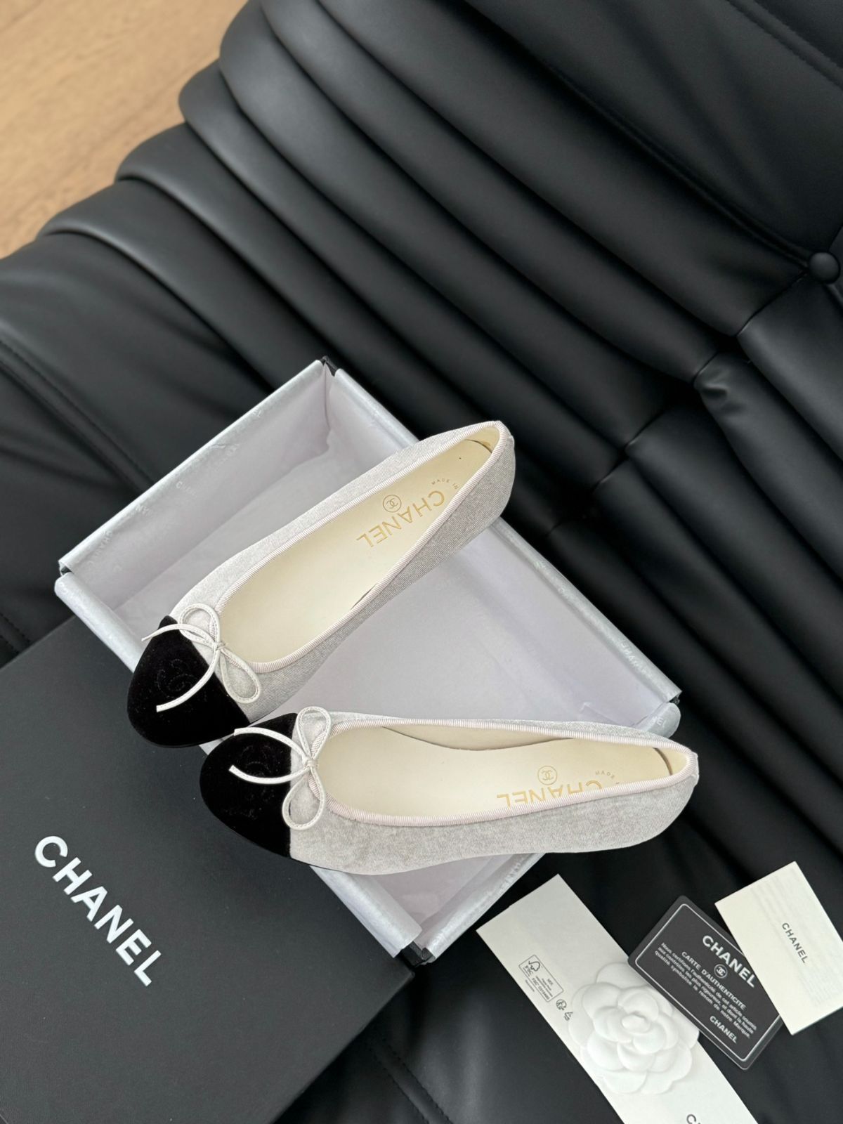 CHANEL バレエシューズ 中古・古着通販】CHANEL (シャネル) バレエシューズ オレンジ