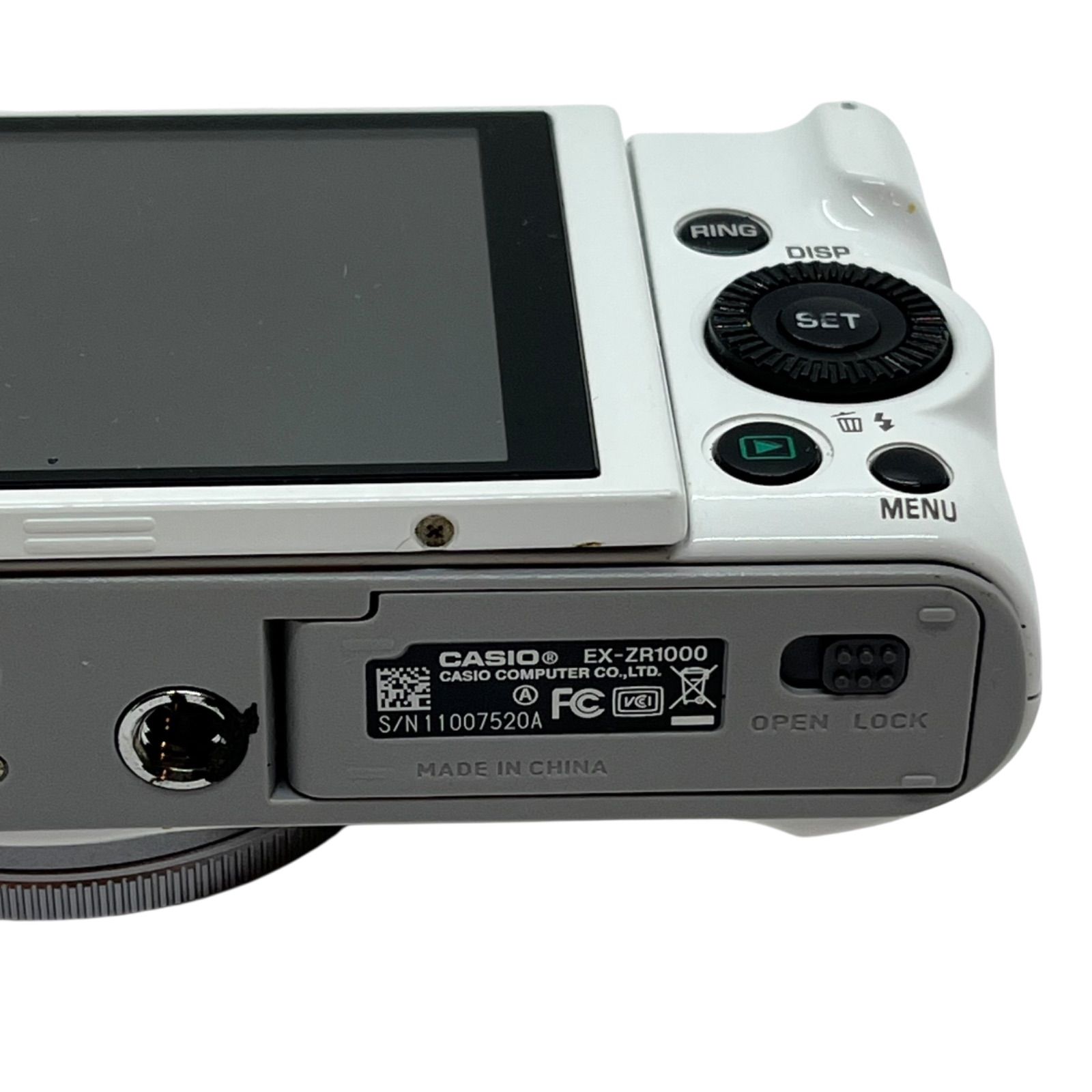 管34181】動作未確認☆CASIO カシオ EXILIM EX-ZR1000 コンパクト 