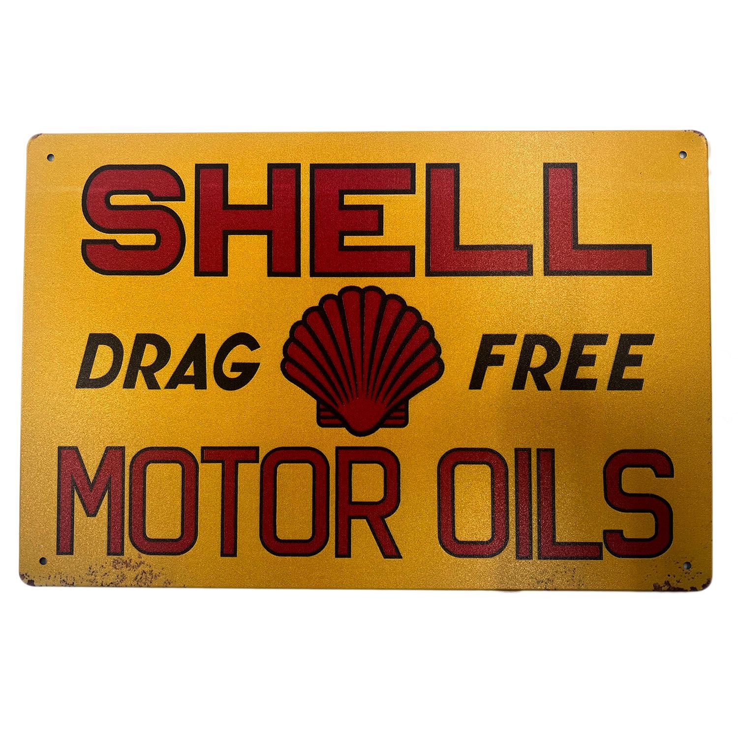 レア SHELL シェル ガソリン オイル 当時物 看板 SHELL シェル アメリカン雑貨 ブリキ看板 オイル アメリカン