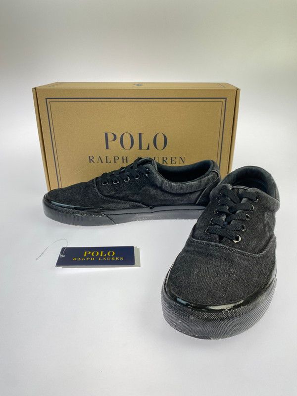 POLO RALPH LAUREN ポロ ラルフローレン MAPOFTW0CT20553 BILLY S KEATON WASHED BLACK DENIM 靴 シューズ スニーカー 162-250625-AS-47-min