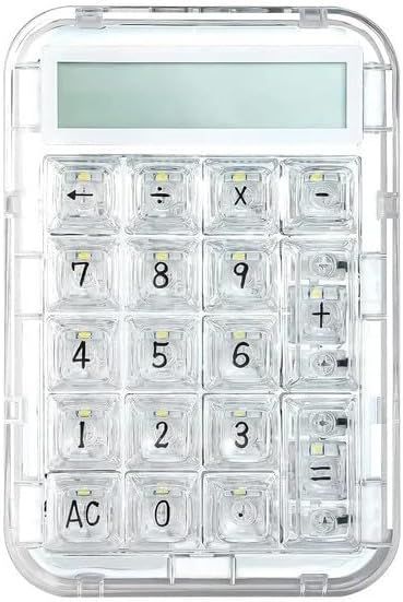 CoolKiller テンキー 電卓 即納】Coolkiller 電卓 12桁 テンキー 計算機 透明 かわいい おしゃれ