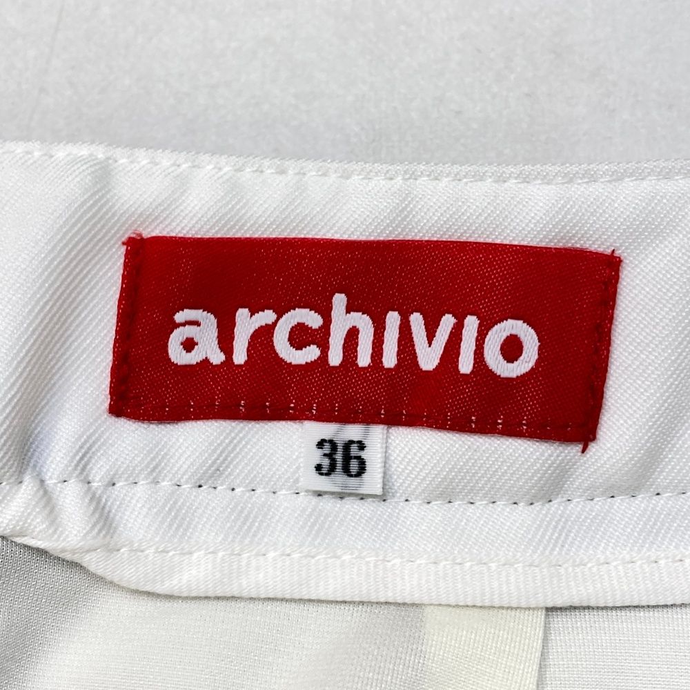 サイズ：36 ARCHIVIO アルチビオ スカート ボーダー ストライプ