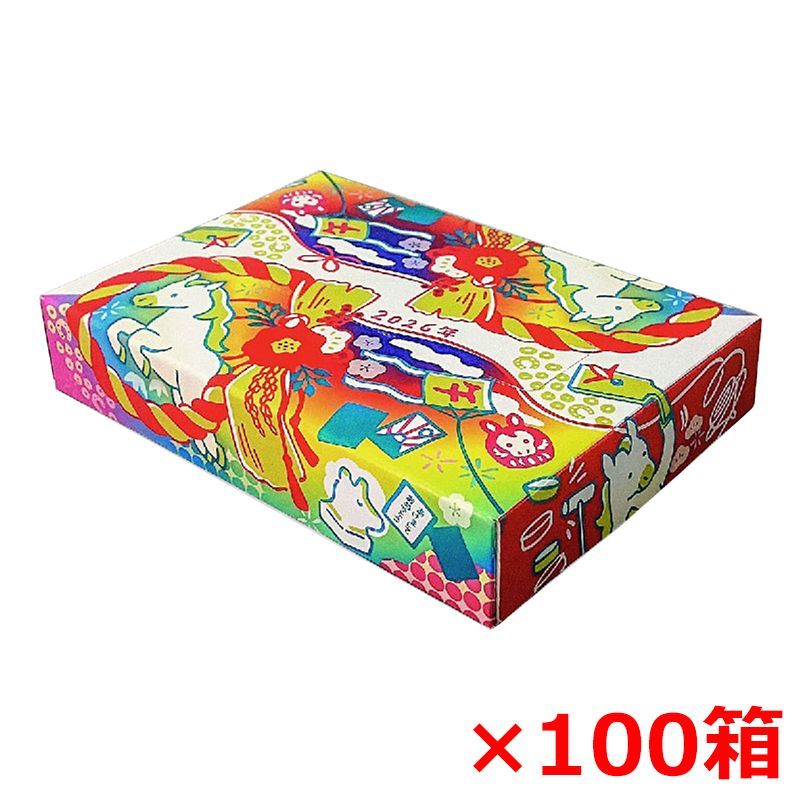 ボックスティッシュ 年末年始 販促用 干支スマートティッシュ 50W 100箱