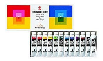 【】ターナー色彩 ポスターカラー 12色スクールセット PC12C 11ml wgteh8f