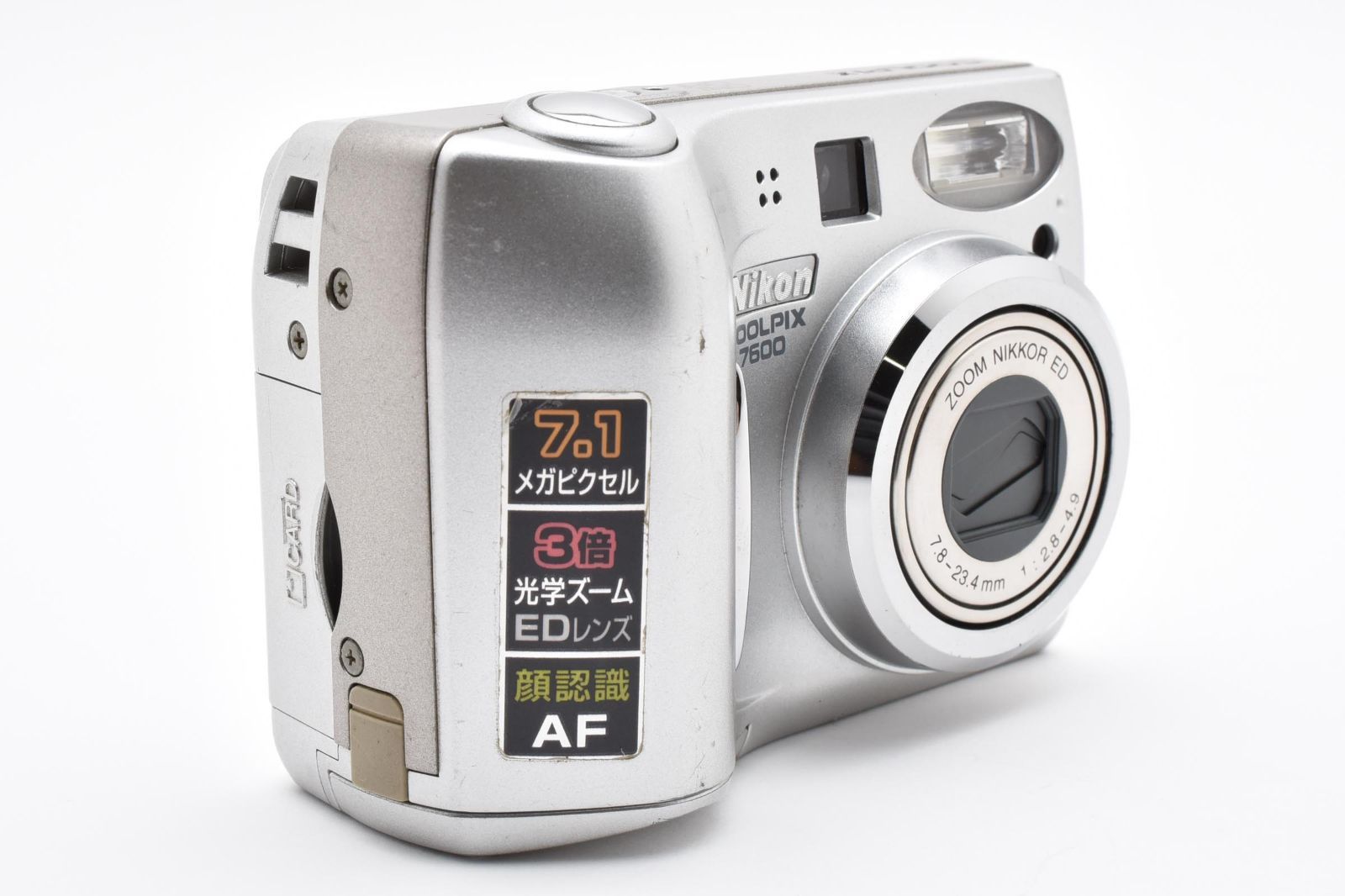 【動作確認済】Nikon COOLPIX E7600 デジタルカメラ コンデジ Nikon COOLPIX E7600 Digital Camera 7MP Compact Working
