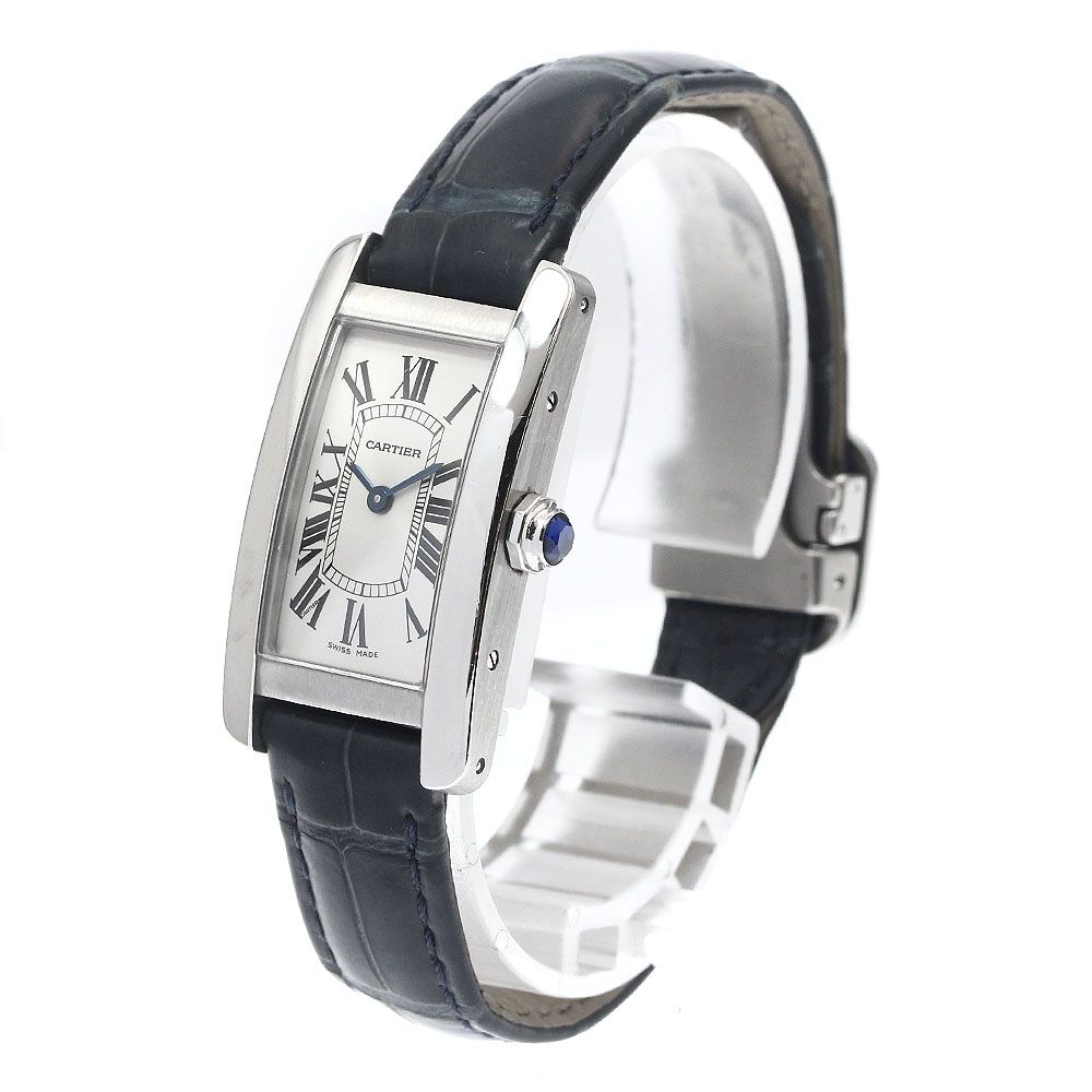 Cartier カルティエ タンク アメリカン SM レディース 時計 カルティエ CARTIER WSTA0016 タンクアメリカンSM クォーツ
