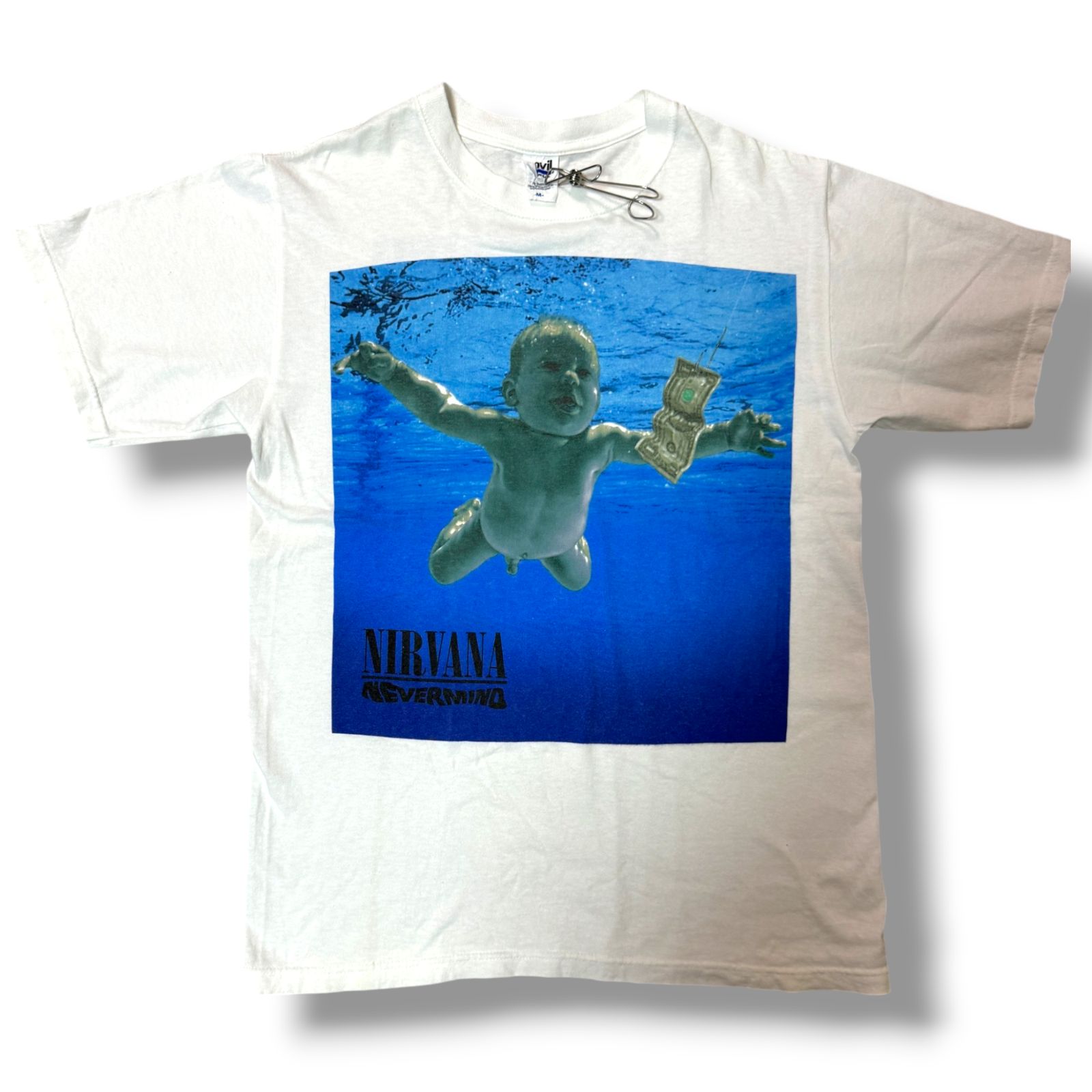 NIRVANA ニルヴァーナ NEVERMIND Tシャツ L Y2K NIRVANA（MAMMUT） tシャツ NIRVANA/ニルヴァーナ/Nevermind TEE