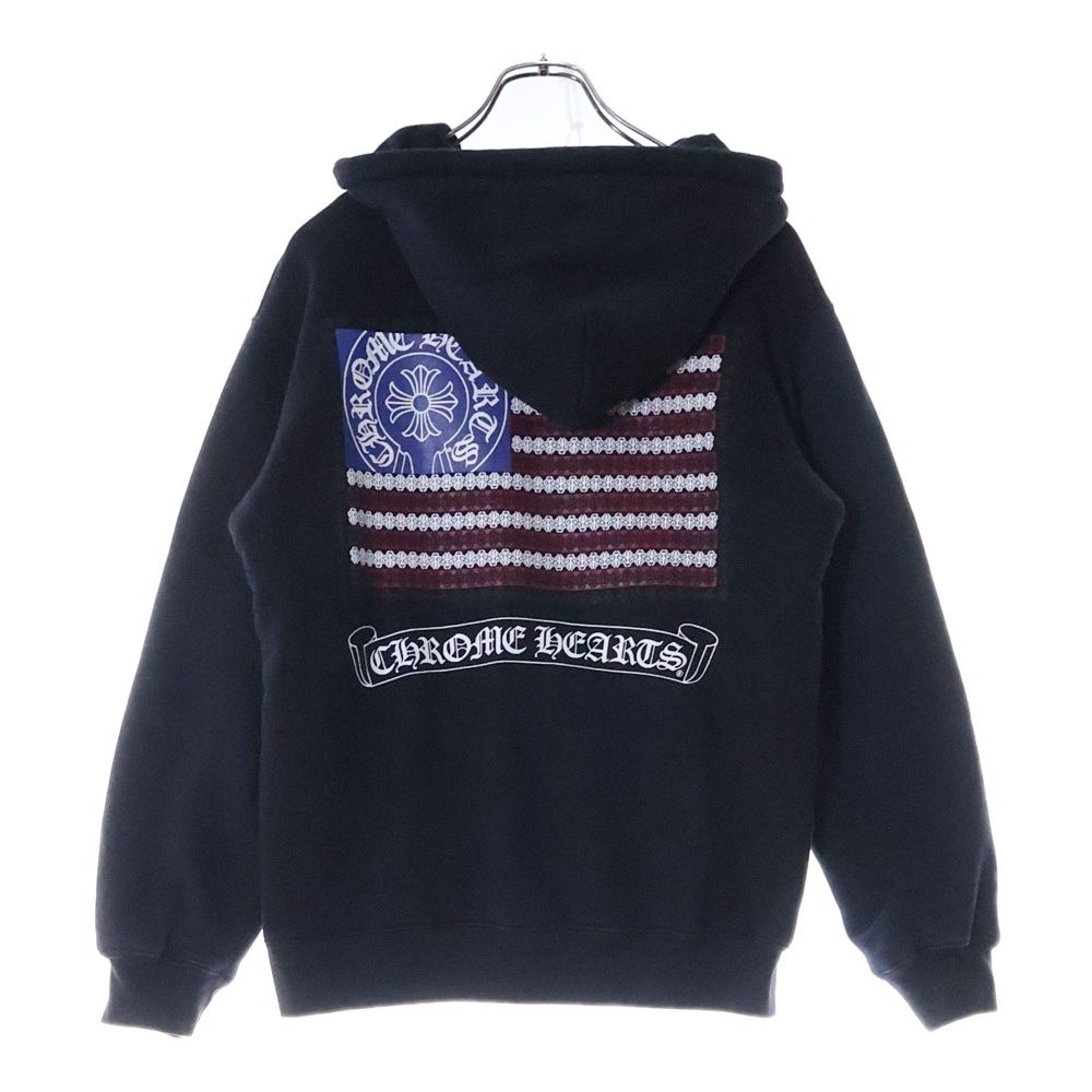 ◆CHROME HEARTS◆アメリカンフラッグ ホースシュー パーカー CHROME HEARTS】アメリカンフラッグ ホースシュー パーカー