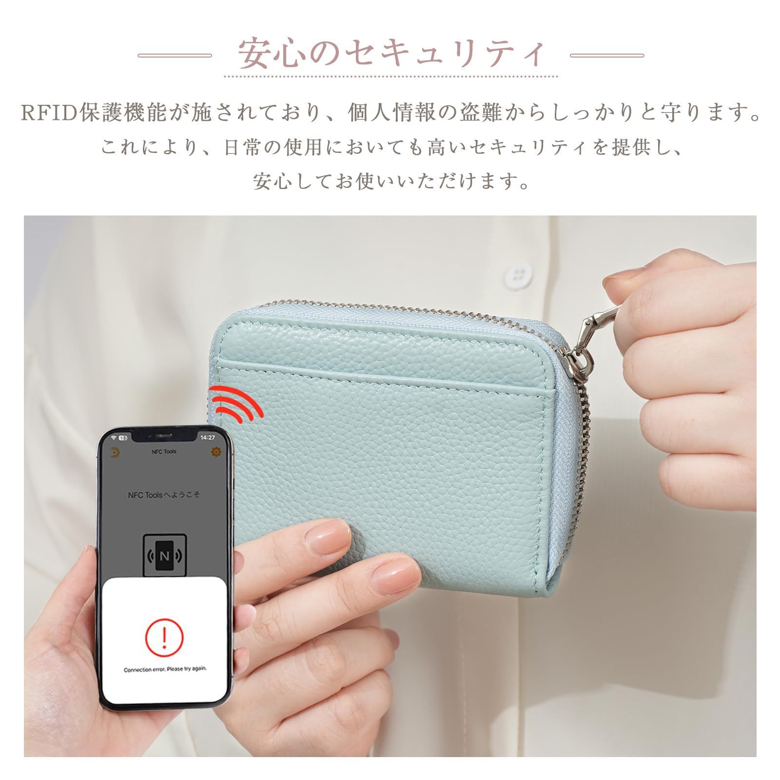 新着商品】カジュアル シンプル 小物入れ 多機能 牛本革 小さい 便利 男女兼用（ライトブルー） 軽量 コンパクト 本革 6つの仕切り 小銭入れ  キーケース コインケース ミニ財布 [imeetu] - メルカリ