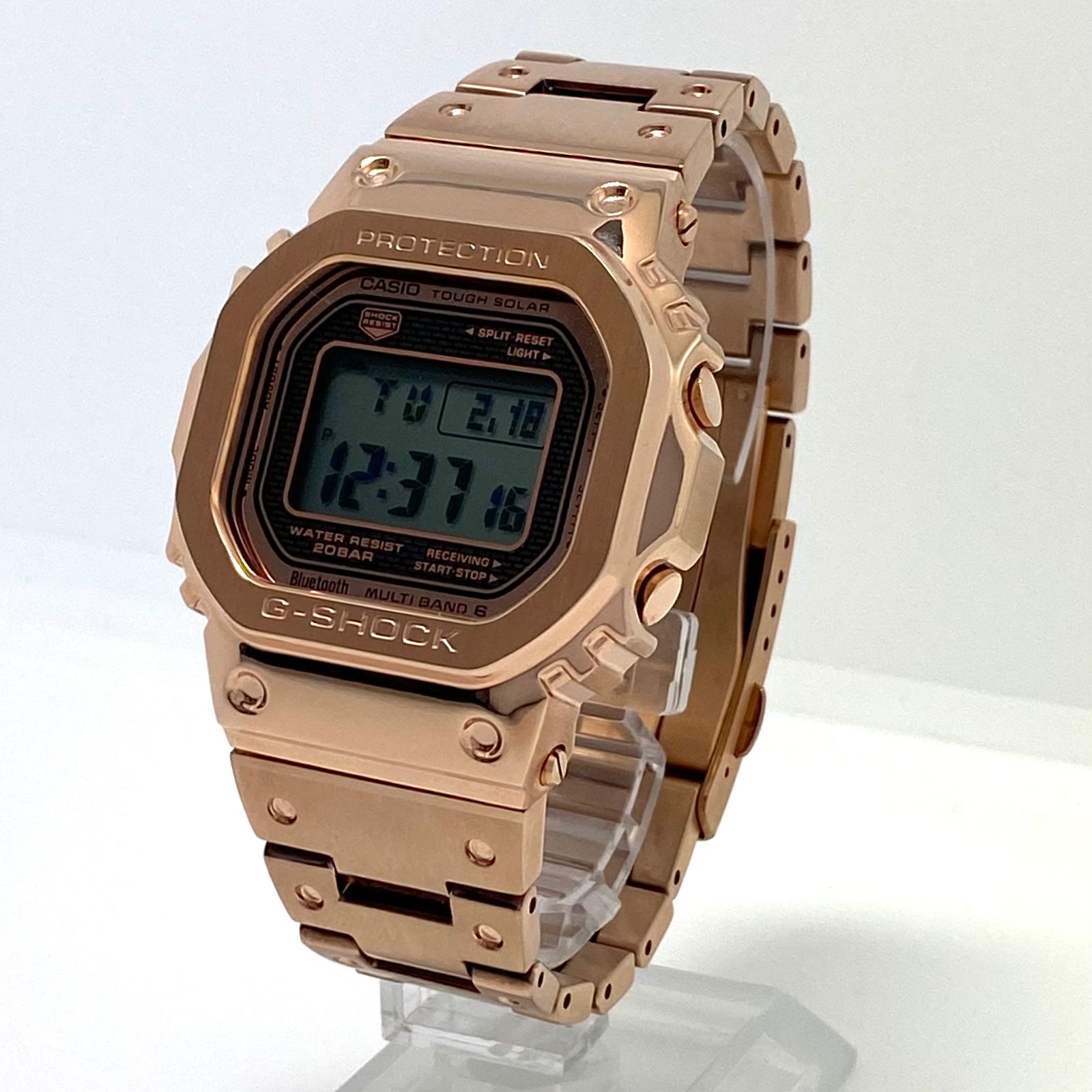 s*2様 希少 G-SHOCK GMW-B5000GD-4JF 販売 ピンクゴールド 希少】美品