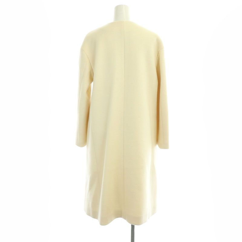 ESTNATION エストネーション＊ノーカラーコート36 ESTNATION（エストネーション） ノーカラーコート 36 ブルー