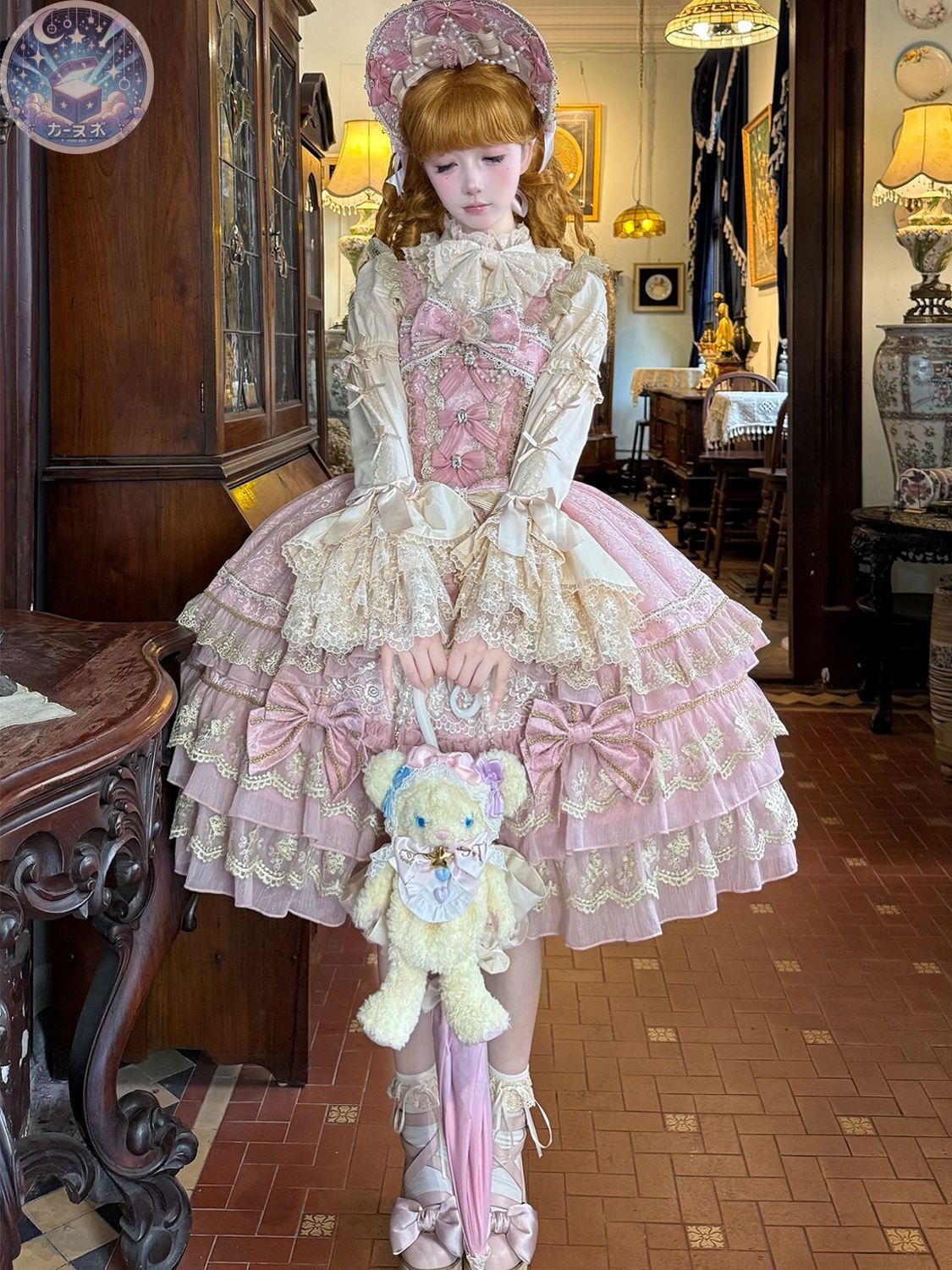 星】 新品 未使用 ピンク 宝石之冕 Original Design Lolita ロリータ