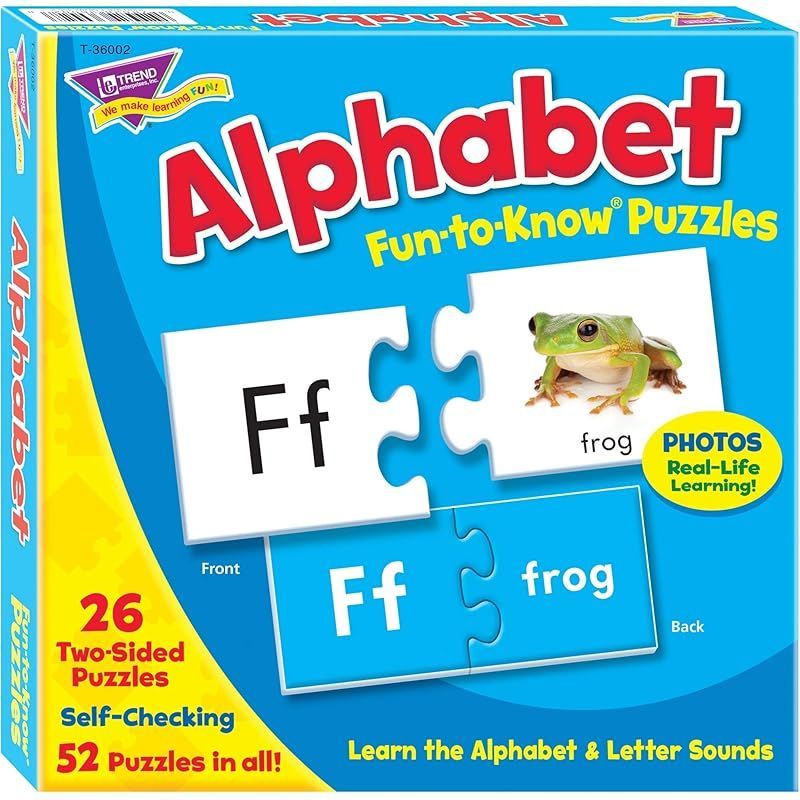 Creativity Inspired トレンド 英単語 パズル アルファベット Trend Alphabet Fun to Know Puzzles T-36002