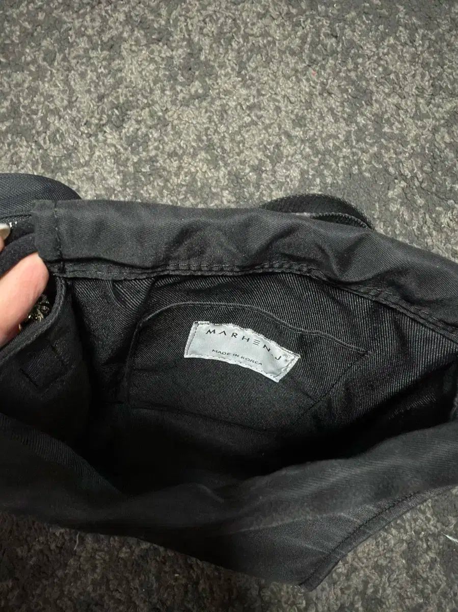 MARHEN.J マルヘンジェイ ブラック ミニ トーストティーバッグ クロスバッグ DECORATOM_COM_BR