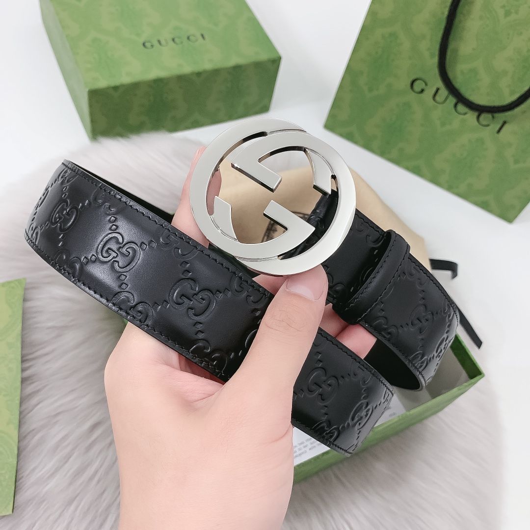 GUCCI グッチ　パールダブルG レディースベルト 累積売上総額第1位【GUCCI☆グッチ】パールダブルG ベルト