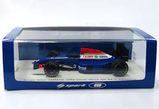 ミニカー 1 43 Tyrrell 020C YAMAHA 1993 South Africa GP GOODYAER 3 ブルー×ホワイト×レッド 宮沢模型流通 MMS003