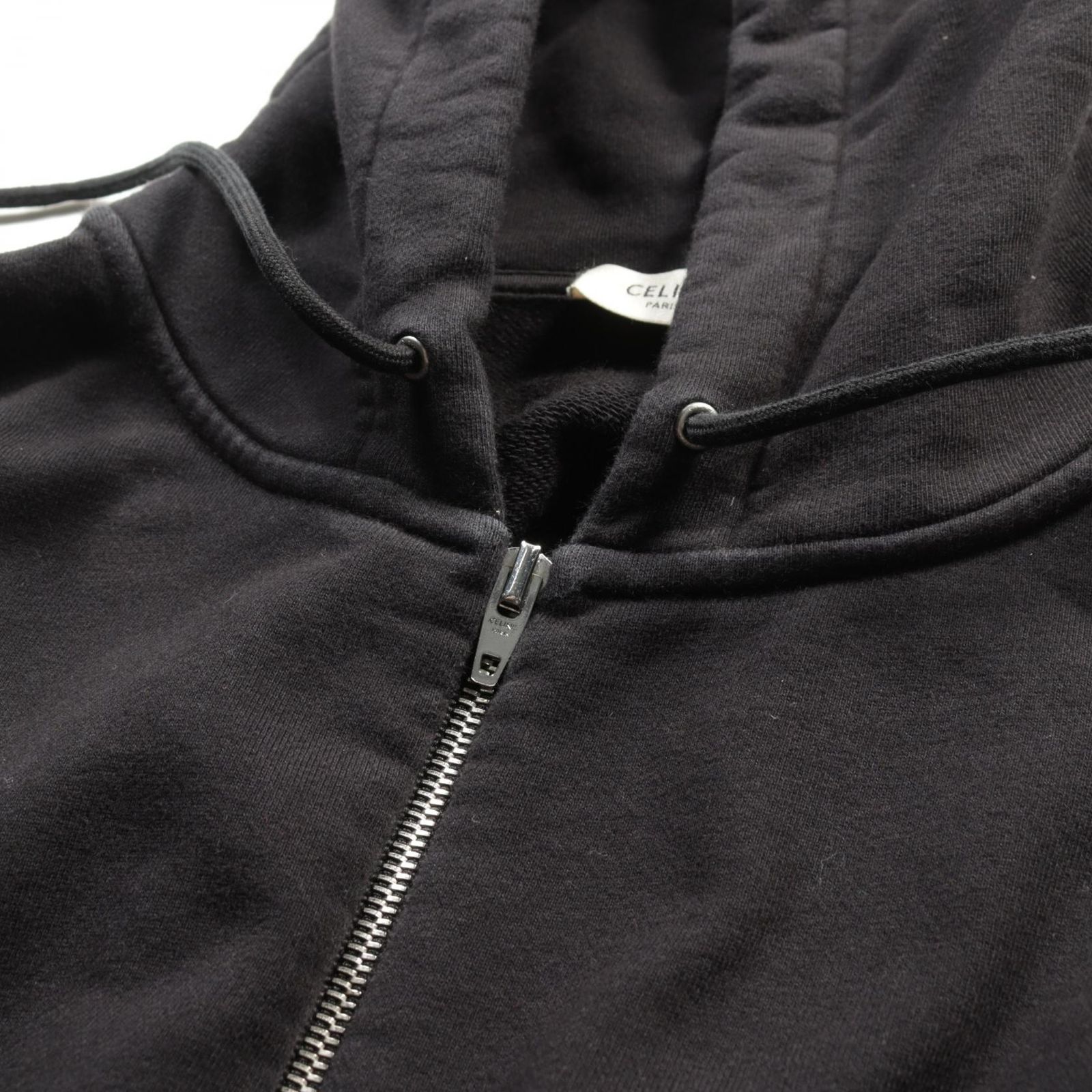 A*様 セリーヌ CELINE 2Y497052H ジップパーカー セリーヌ CELINE パーカー 2Y497052H ブラック コットン ジップアップ