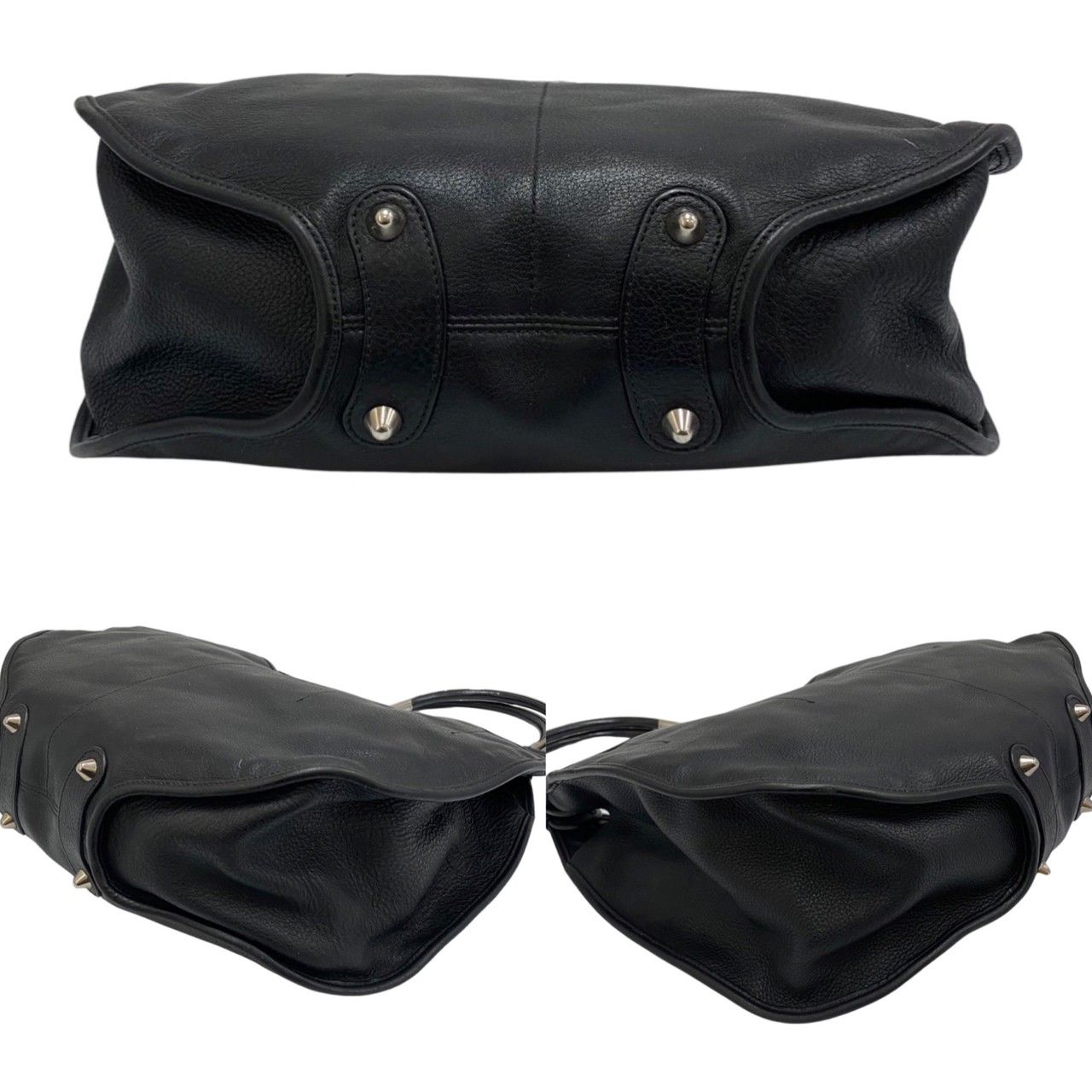 極美品✨ Christian Dior トートバッグ ロゴ金具 レザー ブラック如何ですか