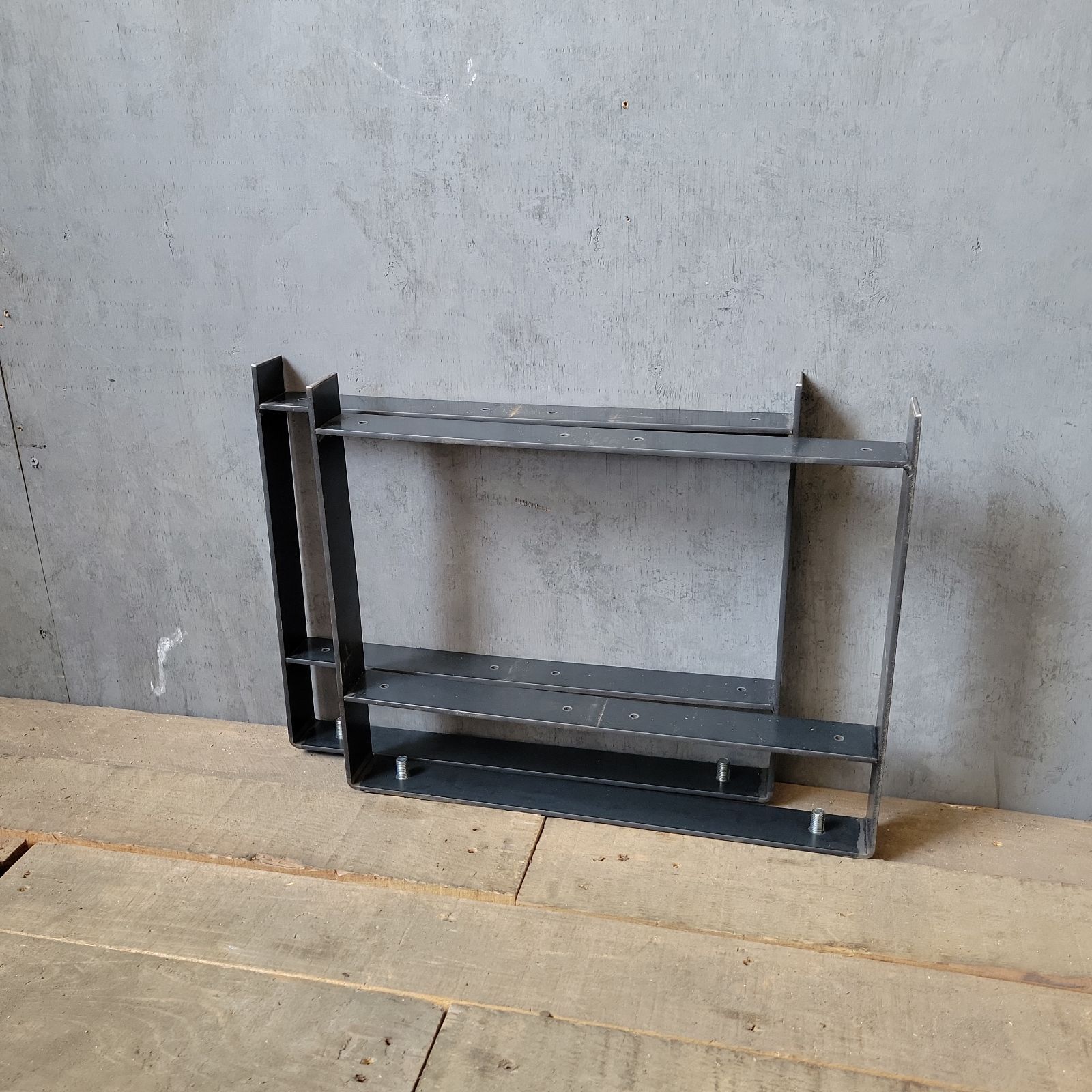 テレビボート テレビ台 鉄脚 アイアンレッグ 黒皮 黒皮鉄 フラットバー diy 自作 自作用 おしゃれ 無骨