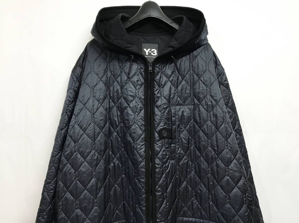 Y-3｜ワイスリー U QUILTED JACKET キルティング プリマロフト ロングジャケット yohji yamamoto ヨウジヤマモト adidas アディダス