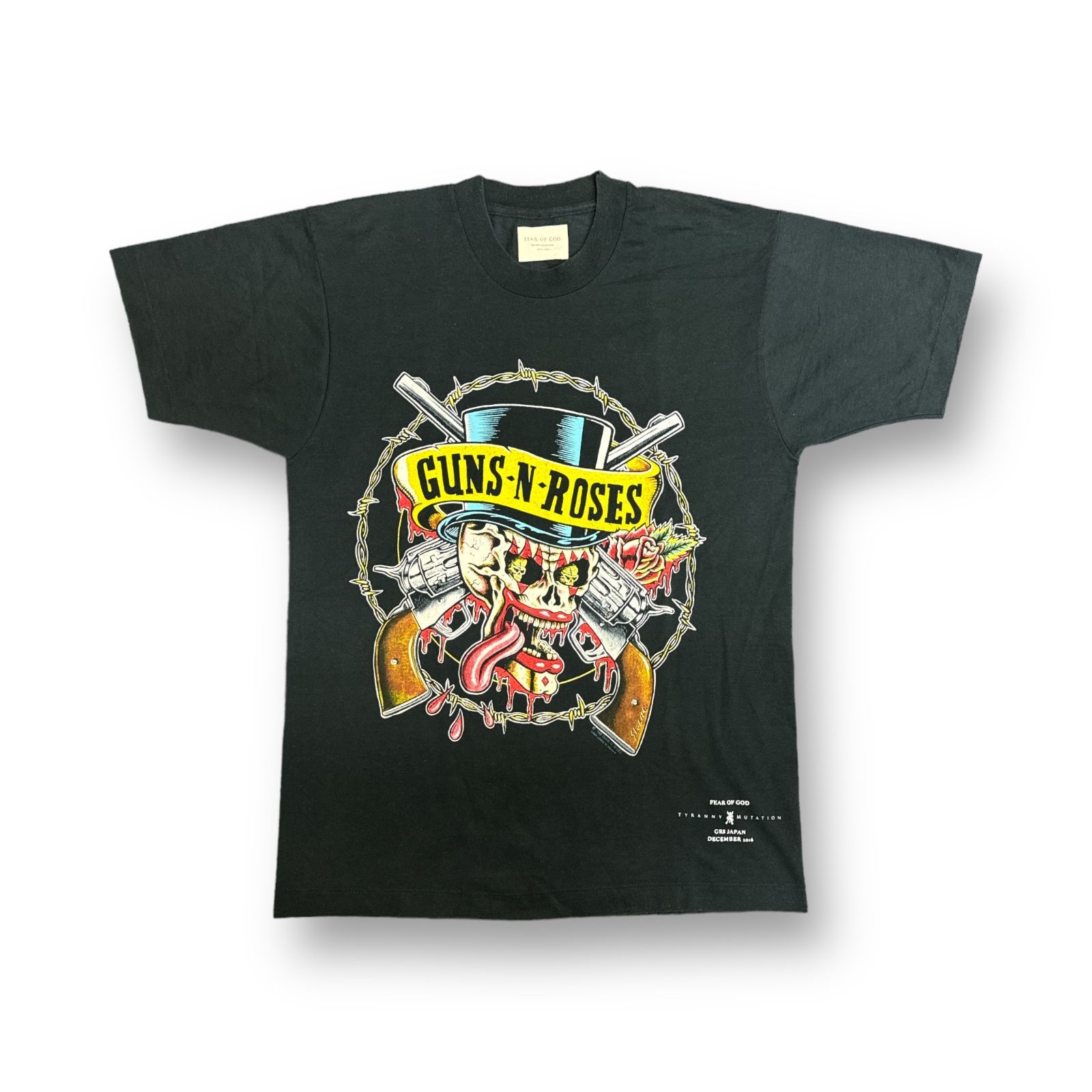 FEAR OF GOD GR8限定 Guns N' Roses Vintage Rock TEE ヴィンテージロックTシャツ グレイト限定  ガンズアンドローゼス フィアオブゴッド ブラック 68013A6 - メルカリ