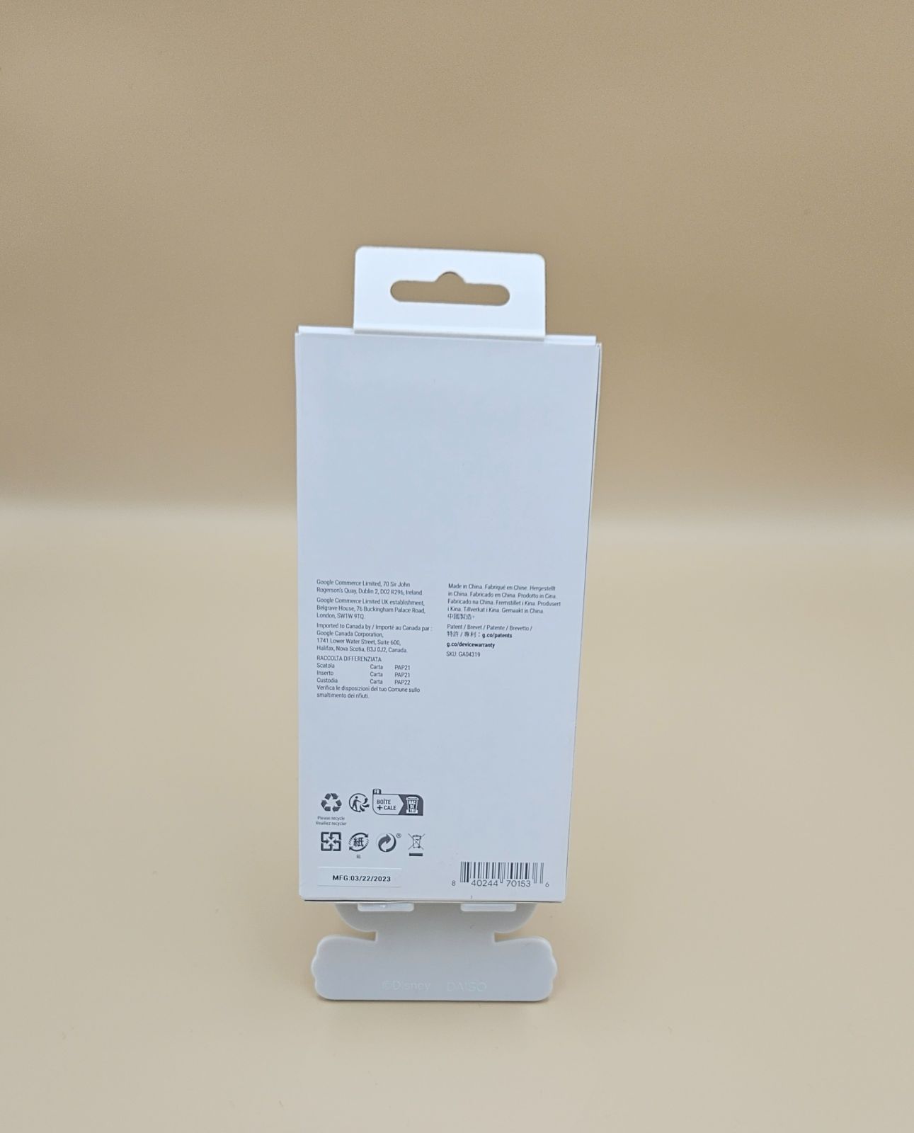 [再生品·新品未使用]Google pixel7a+純正ケース付き 未使用・未開封】純正品 Google Pixel 7a ケース / スノー