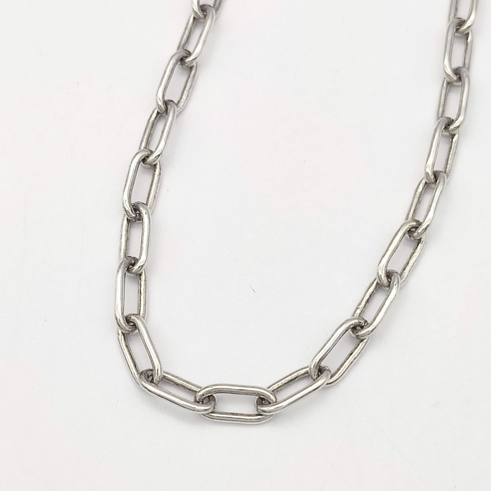 JAM HOME MADE ジャムホームメイド 安全ピン長アズキチェーンネックレス SILVER シルバー925