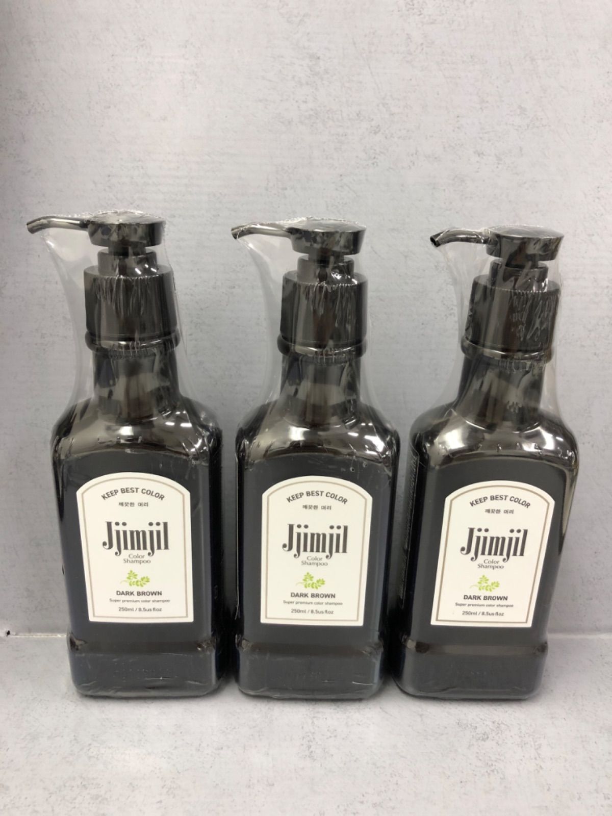 R604 ジムジルカラーシャンプー ダークブラウン 250ml×3点セット