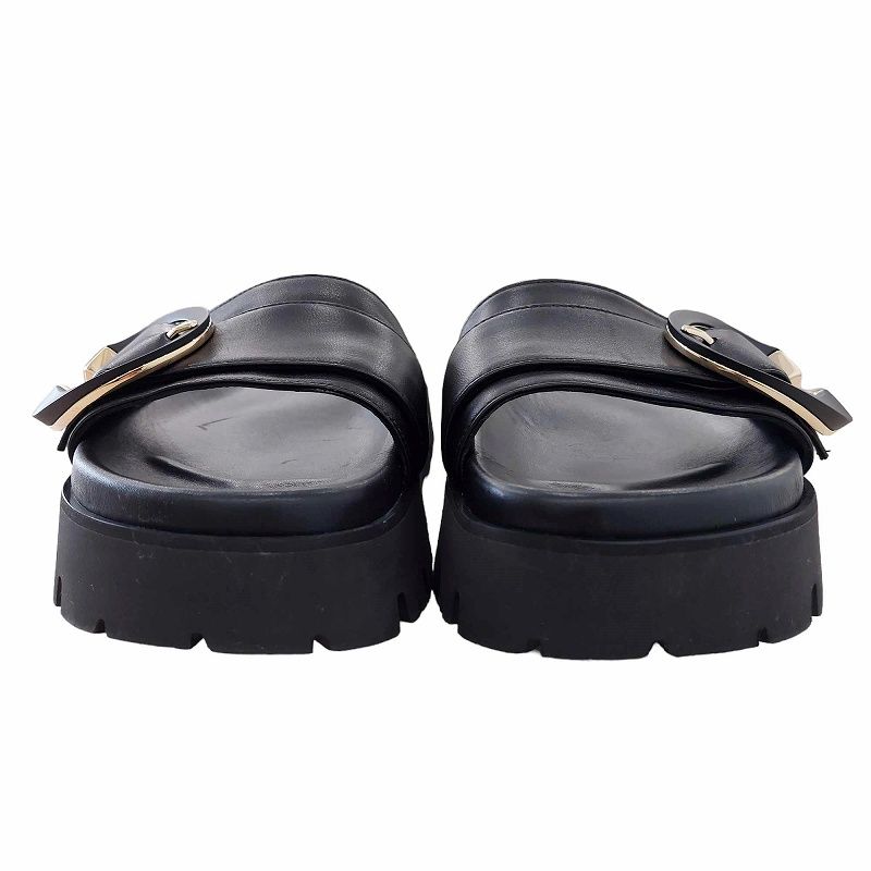 Jimmy CHOO Maitiレザーフラットサンダル