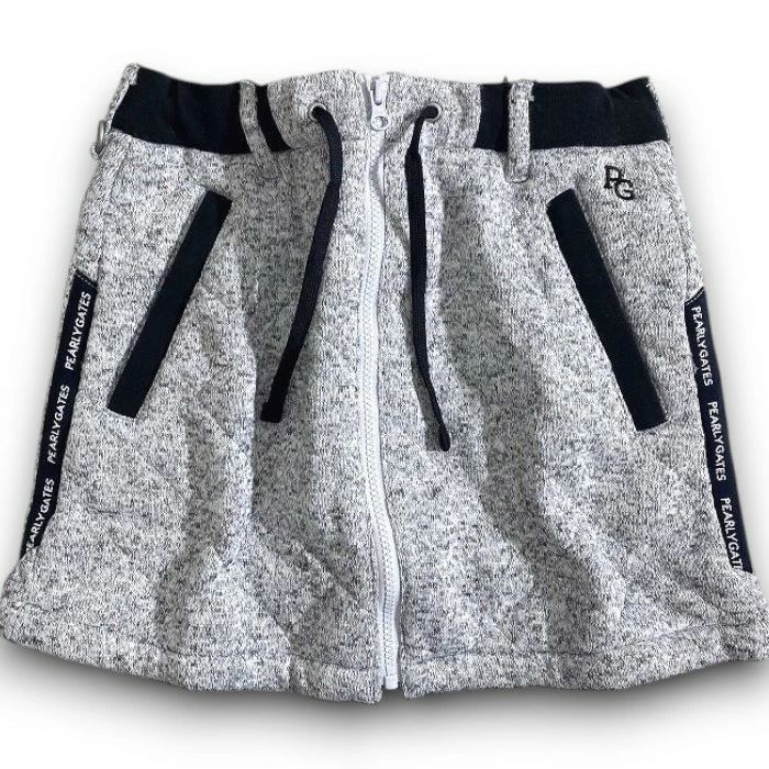 タグ付新品】パーリーゲイツ ニットフリース×DIAPLEX スカート 0