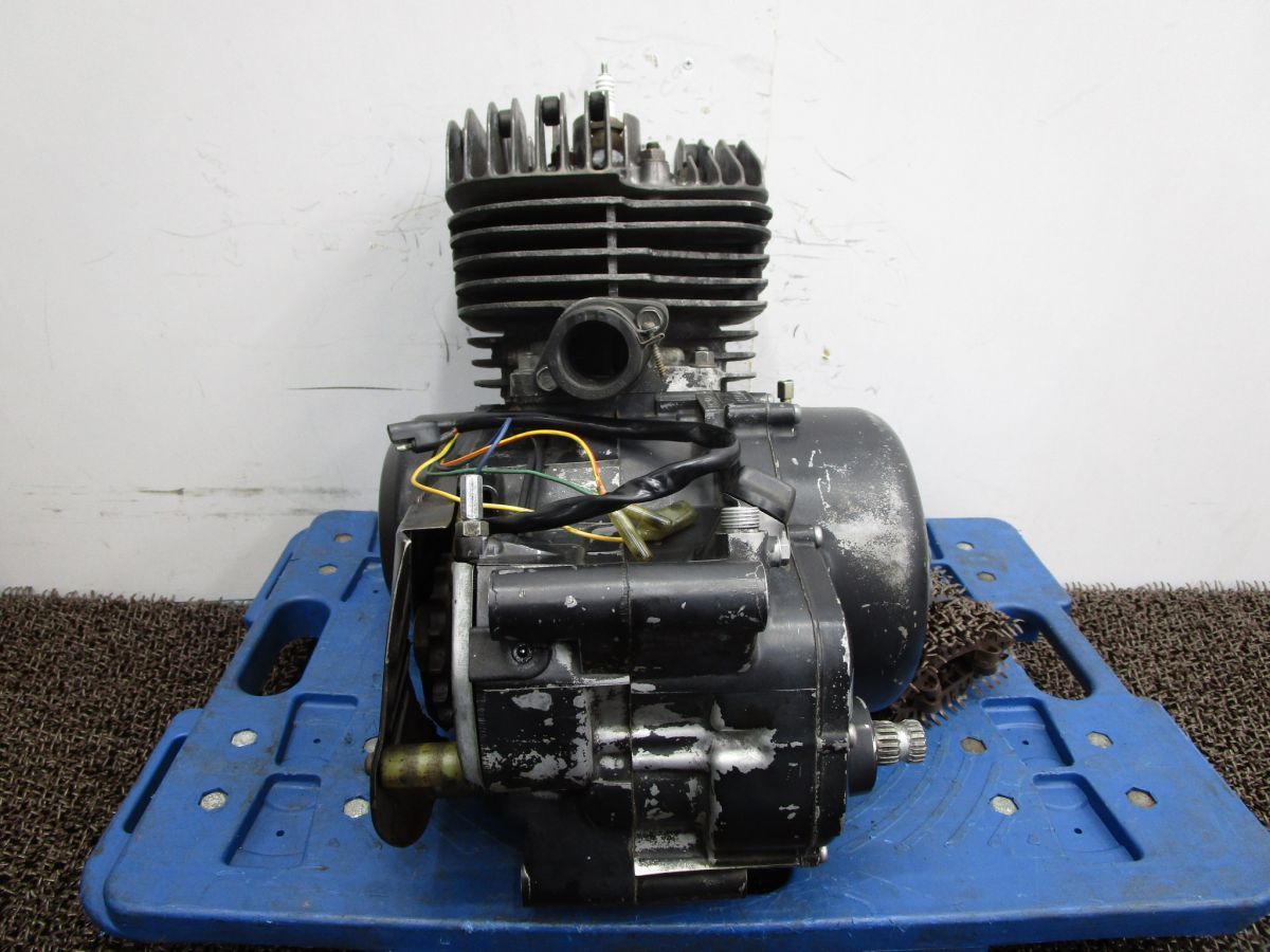 TS250 エンジン A6920 TS2504 始動 済み OH素材に スズキ TS2504 キャブ車 動画有 BRIGHTFACE_UK